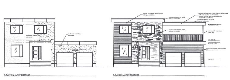 Plans de conception de la construction de Montréal 3